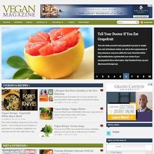 Vegan Magazine's brand icon
