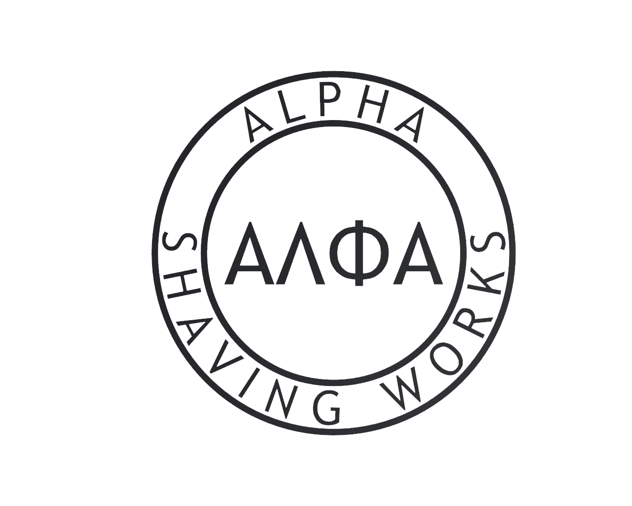 Alpha Shaving's logos