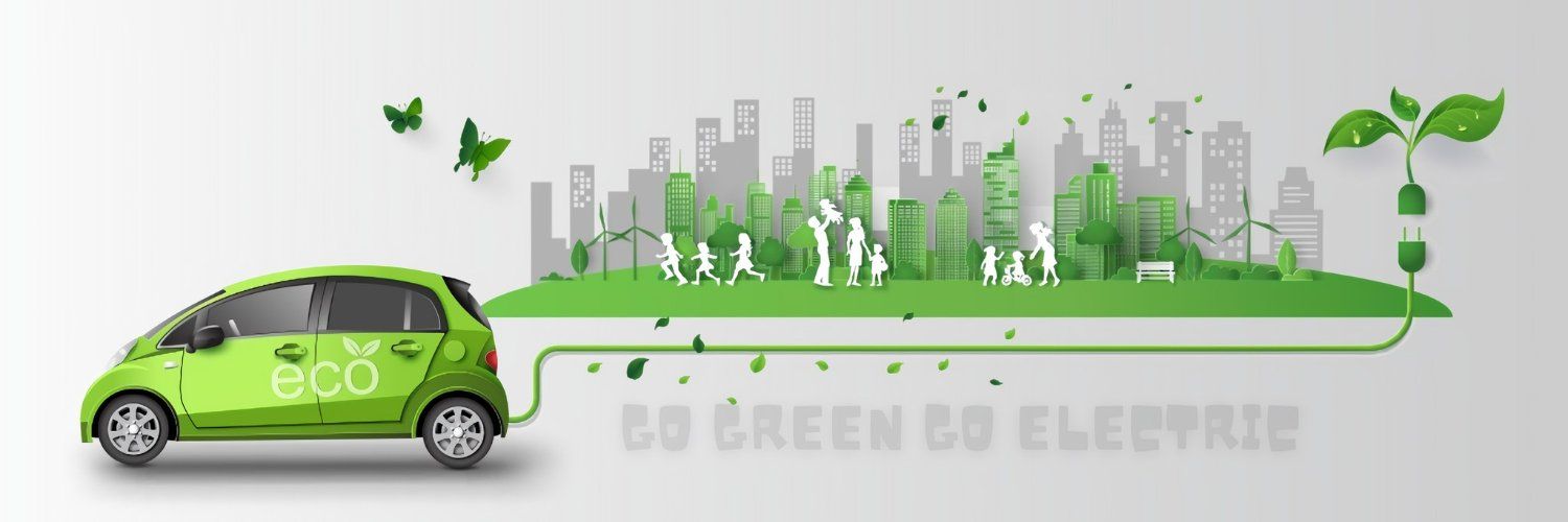 Electric Vehicle Info Logo & Brand Assets (SVG, PNG and vector