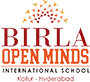 Birla Open Minds International School's logos