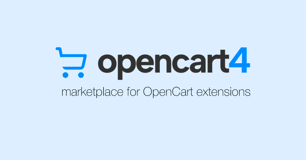 OpenCart4 Marketplace's logos