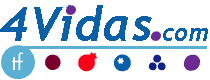 4Vidas.com's logos