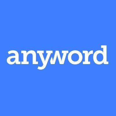 Anyword Review 2025 – KI-gestützte Copywriting-Intelligenz für bessere Conversions Logo