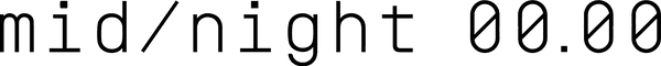 Midnight 00.00's logos