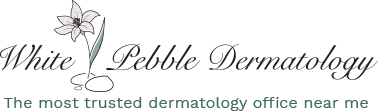 White Pebble Dermatology's logos