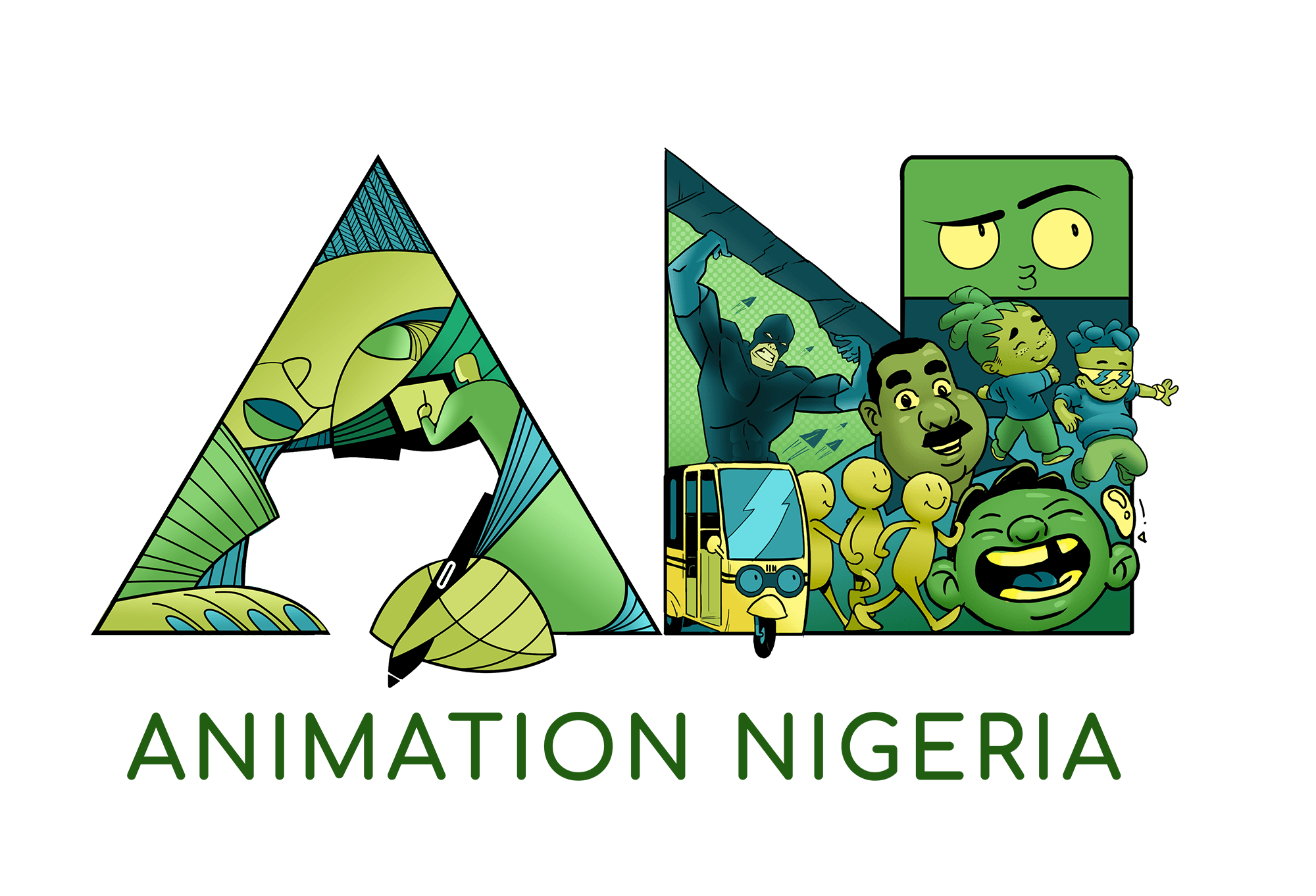 Animation Nigeria's logos