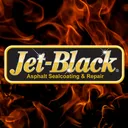 Jet-Black and Yellow Dawg Striping logo