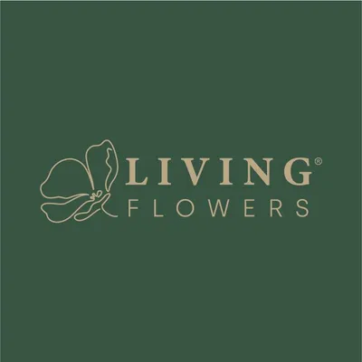 LIVING FLOWERS logo