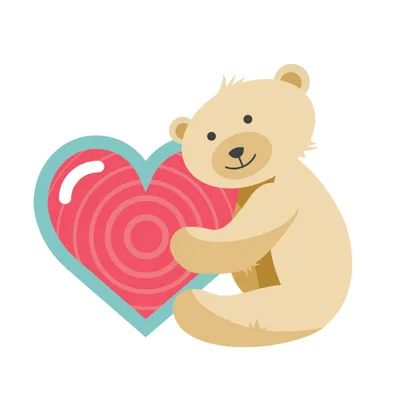 My Babys Heartbeat Bear logo