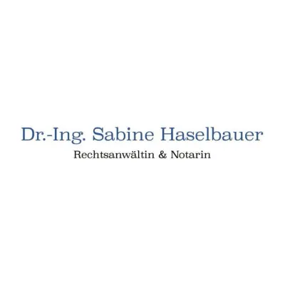Dr.-Ing. Sabine Haselbauer Rechtsanwältin & Notarin Fachanwältin Bank- & Kapitalmarktrecht
