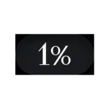1% Dating logo/icon