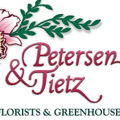 Petersen and Tietz Florist and logo