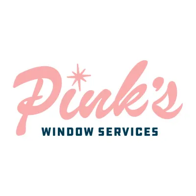 Pink's Window Services franchise logo