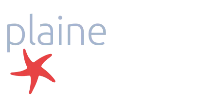 Plaine Products light logo