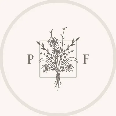 Pressed Floral logo