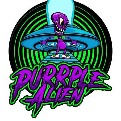 Purrple Alien logo