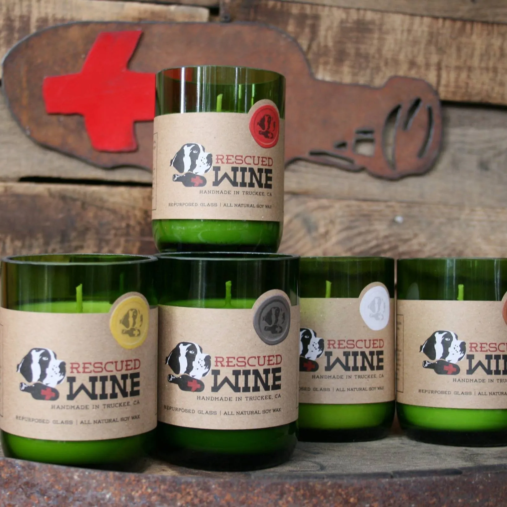 Rescuedwinecandles
