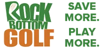 Rock Bottom Golf light logo