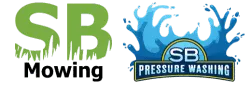 SB Mowing & SB Pressure Washing logo