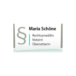 Rechtsanwältin und Notarin Maria Schöne
