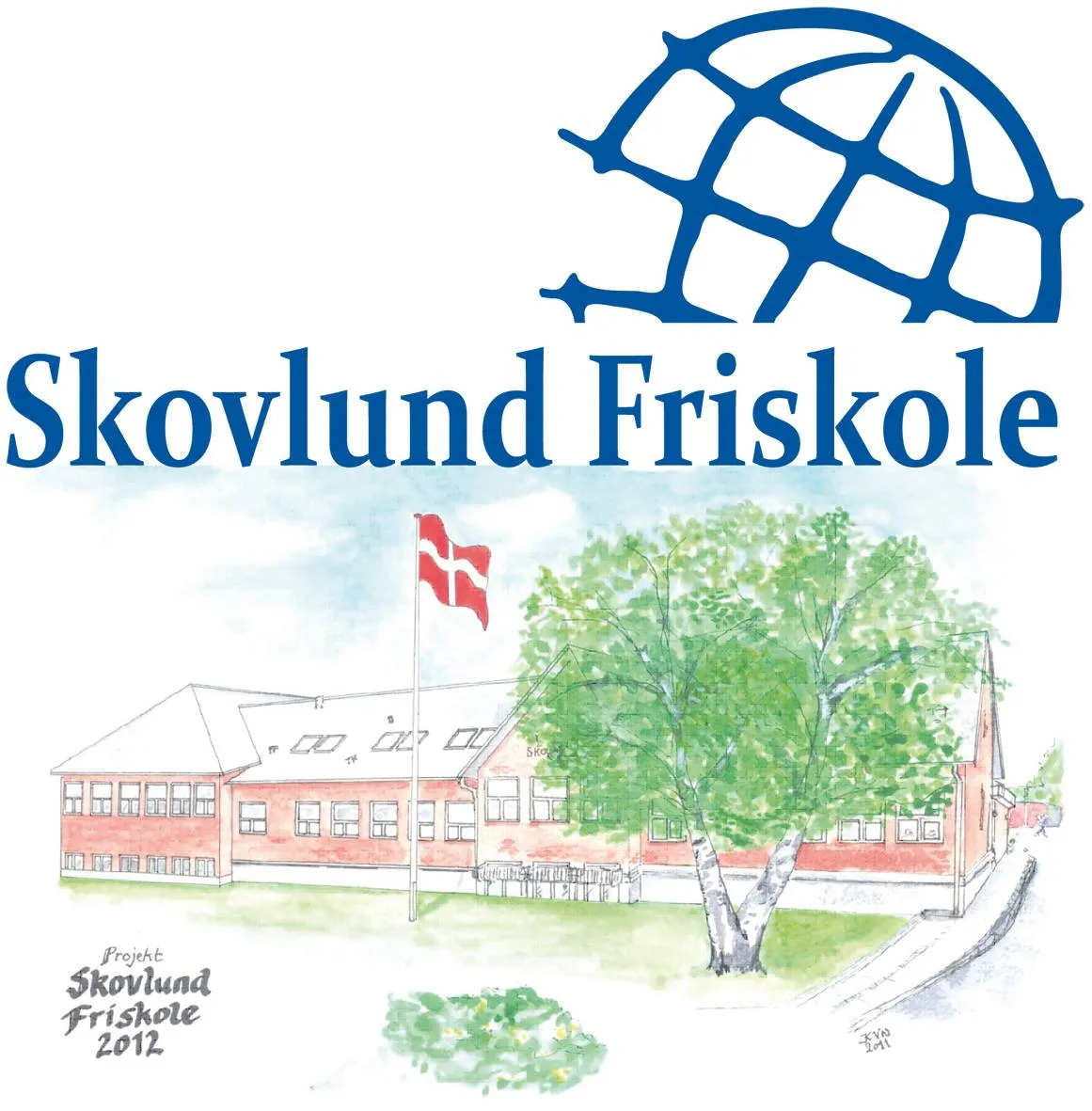 Skovlund Friskole logo