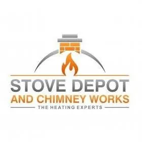 STOVE DEPOT & CHIMNEY WORKS logo