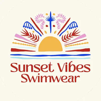 Sunset Vibes Swimwear logo