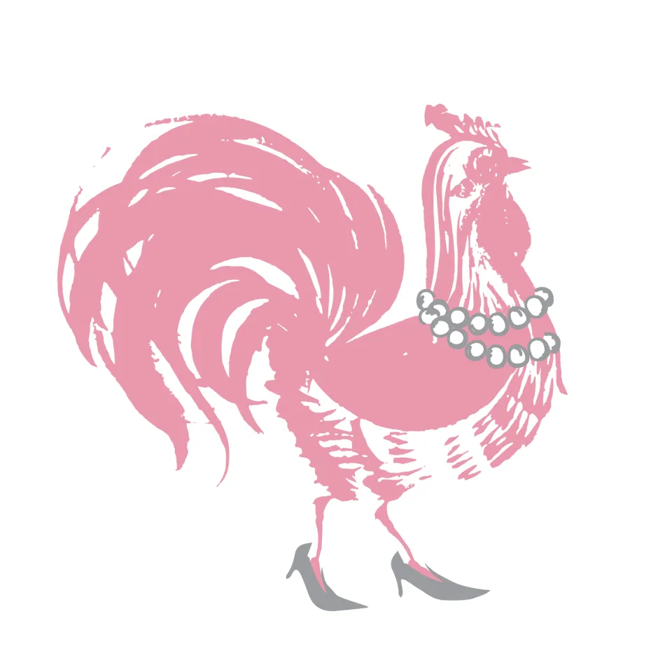Theprettypinkrooster