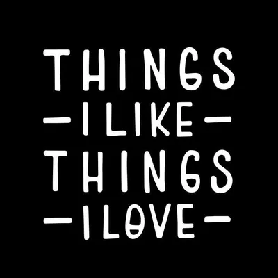 Things I Like Things I Love logo