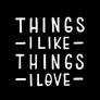 Logo Things I Like Things I Love