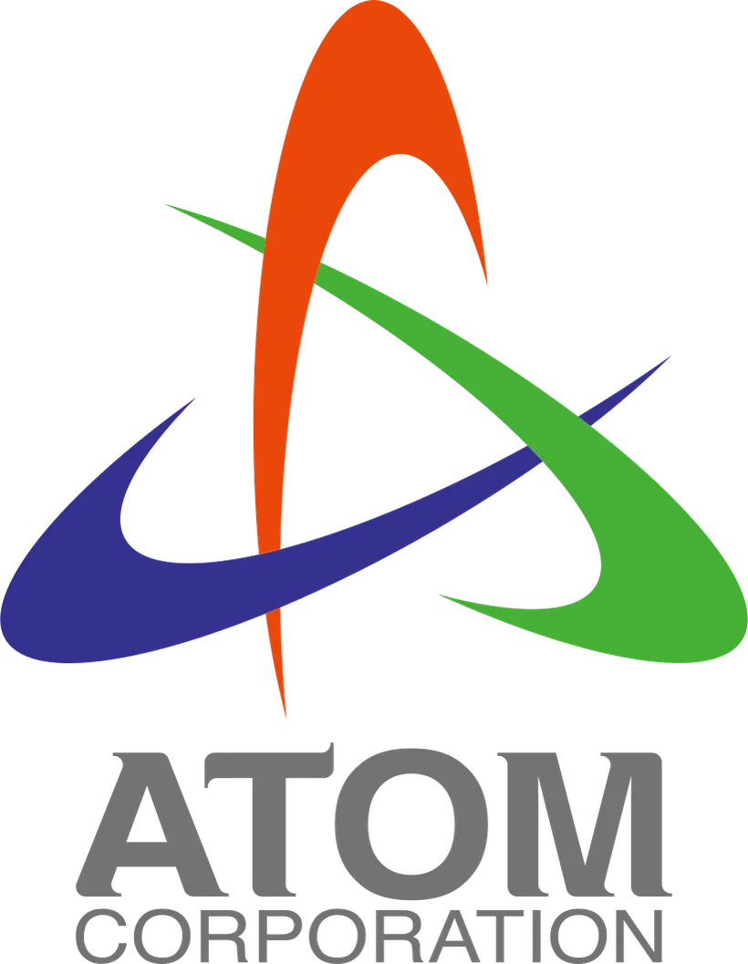 ATOM CORPORATION logo