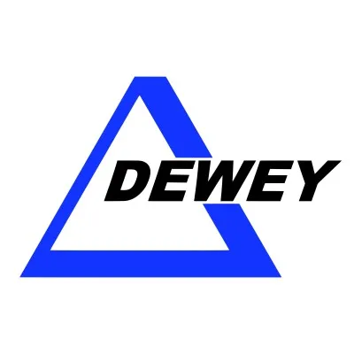 The Dewey Electronics Corporation logo