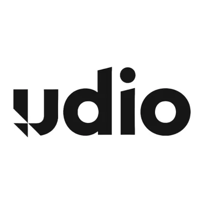 Udio AI Music Generator logo - Create original music and songs with lyrics and vocals.