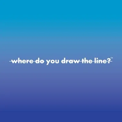 where do you draw the line logo