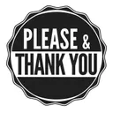 PLEASE & THANK YOU logo