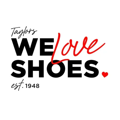 Taylors We Love Shoes NZ logo