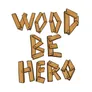 Logo Wood be Hero Skateshop