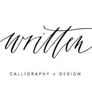 Written Word Calligraphy and D logo