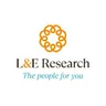 L&E research logo